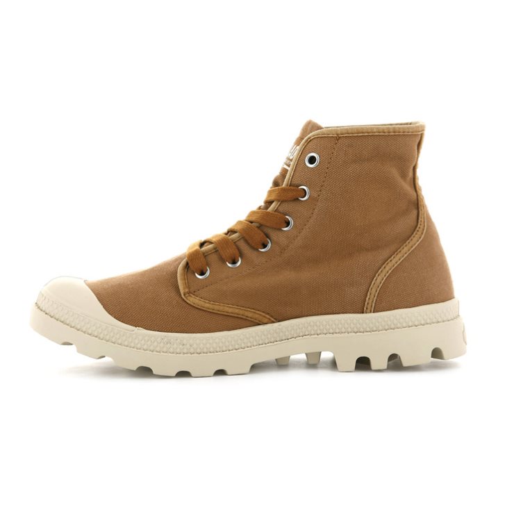 Bottes Palladium Pampa Hi Homme Marron | FR KNR723U